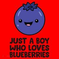Just A Boy Who Loves Blueberries Santa Hat thumb 1