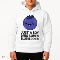 Just A Boy Who Loves Blueberries Hoodie thumb 2