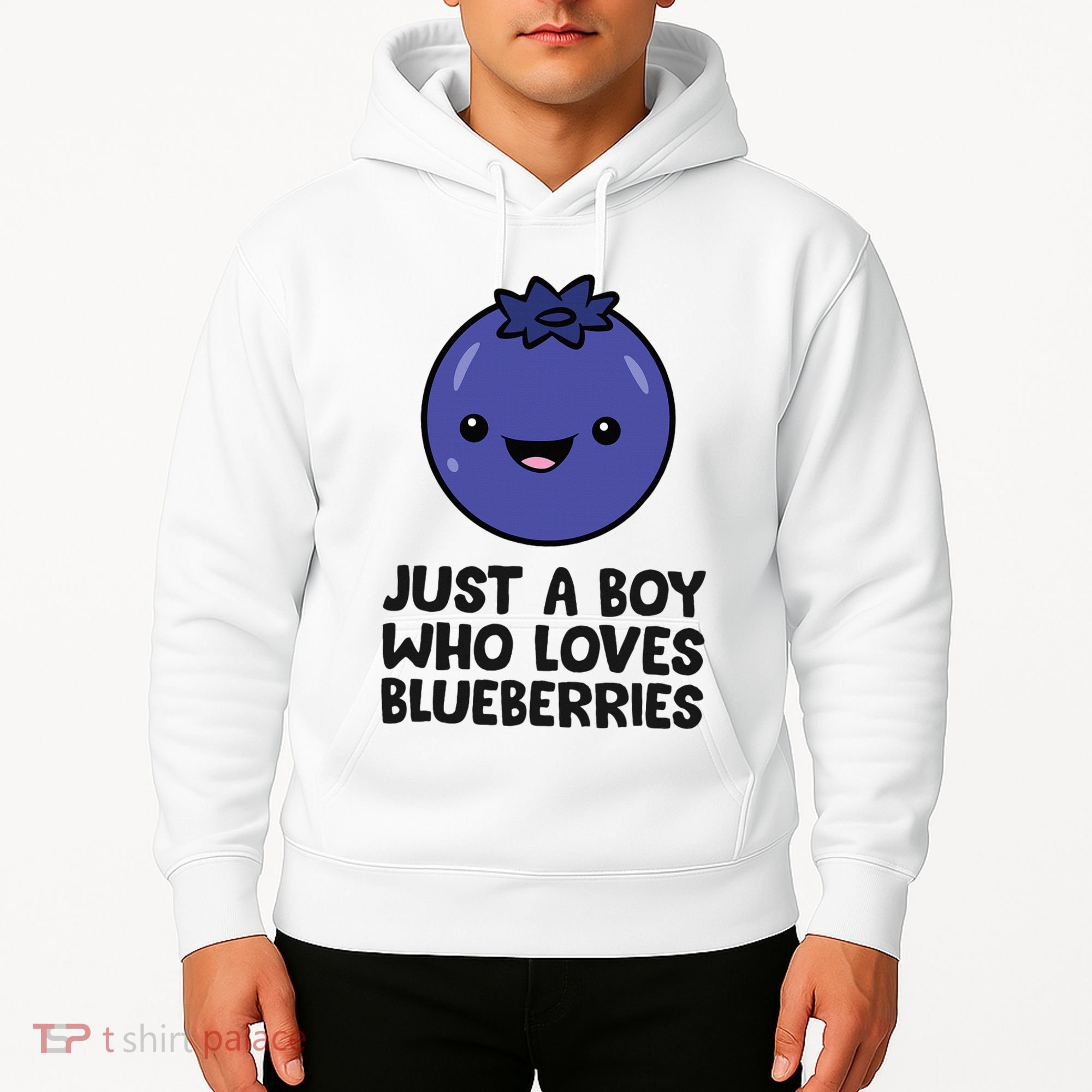 Just A Boy Who Loves Blueberries Hoodie