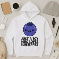 Just A Boy Who Loves Blueberries Hoodie thumb 3