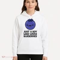 Just A Boy Who Loves Blueberries Hoodie thumb 5
