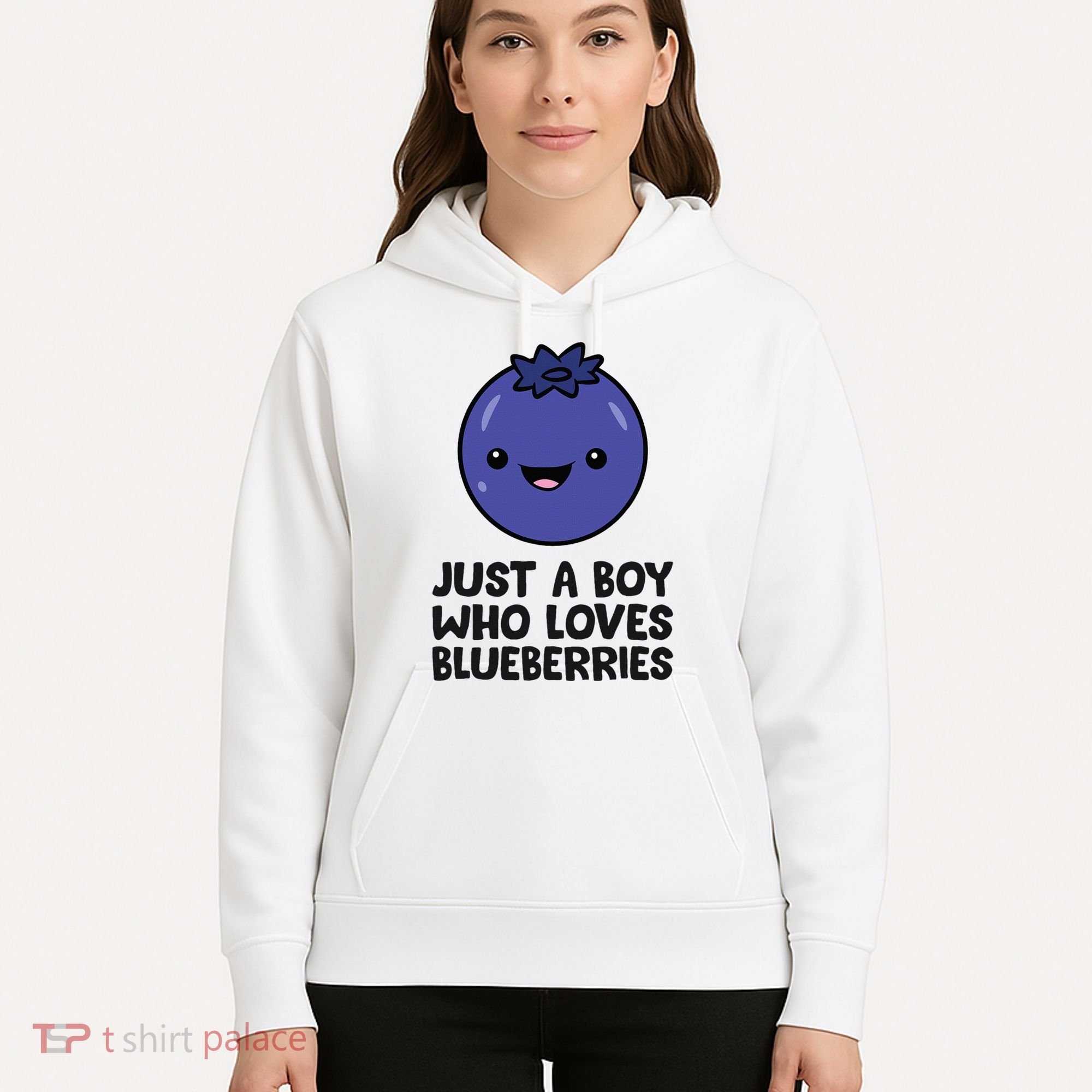 Just A Boy Who Loves Blueberries Hoodie