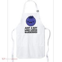 Just A Boy Who Loves Blueberries Apron thumb 0