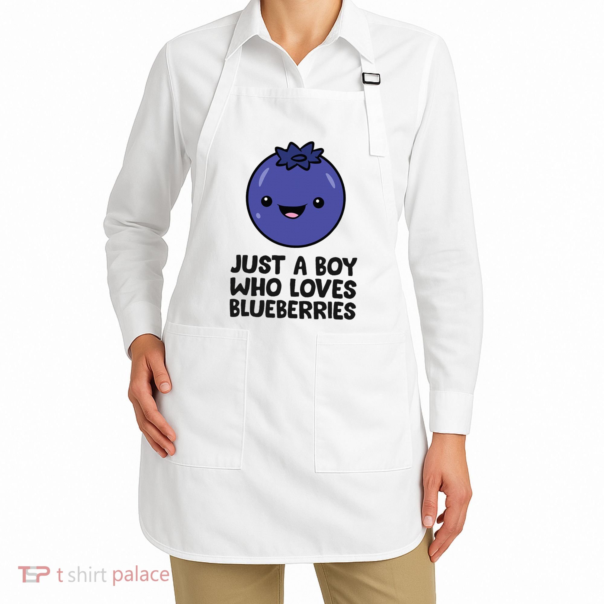 Just A Boy Who Loves Blueberries Apron