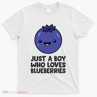 Just A Boy Who Loves Blueberries T-Shirt thumb 0