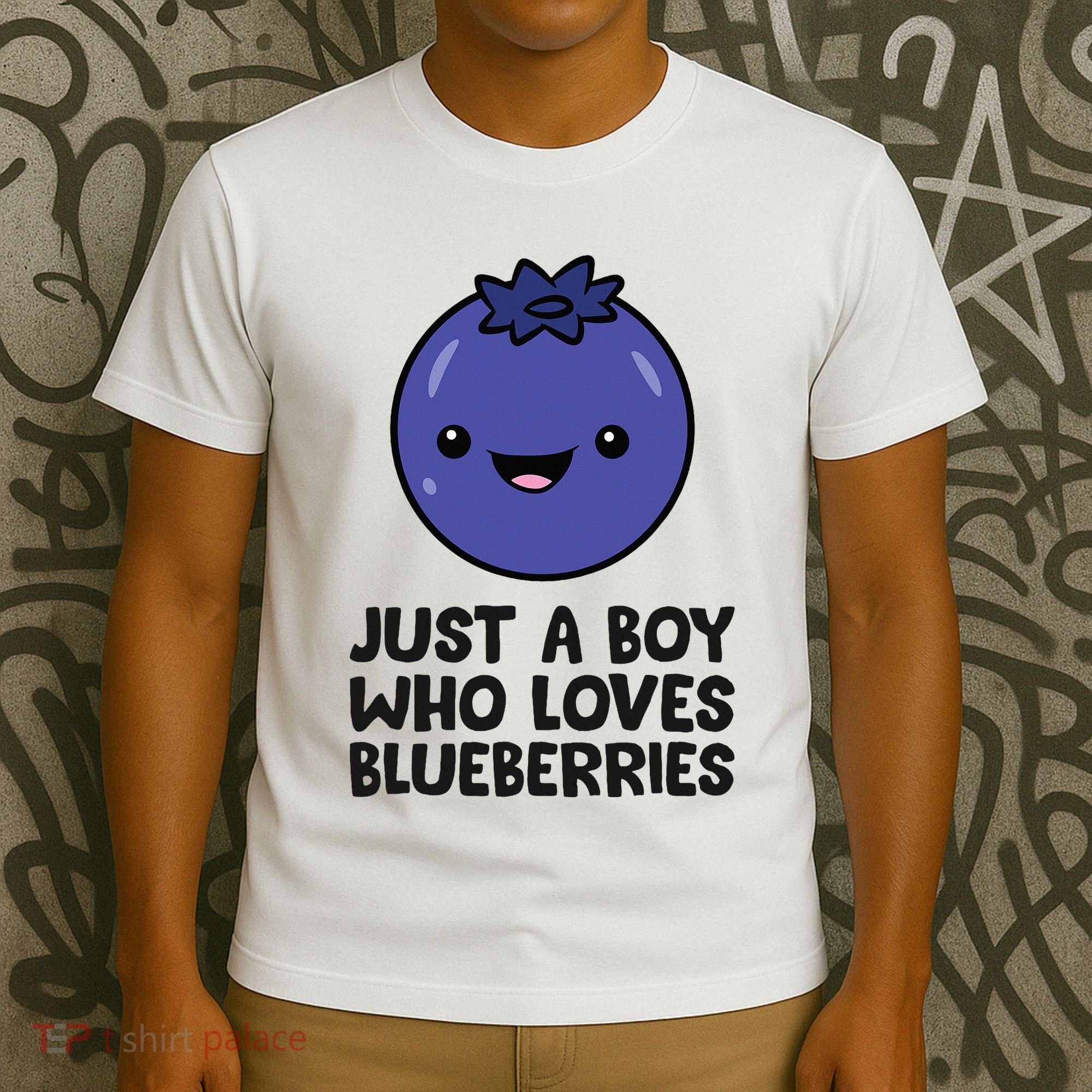 Just A Boy Who Loves Blueberries T-Shirt
