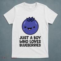 Just A Boy Who Loves Blueberries T-Shirt thumb 5