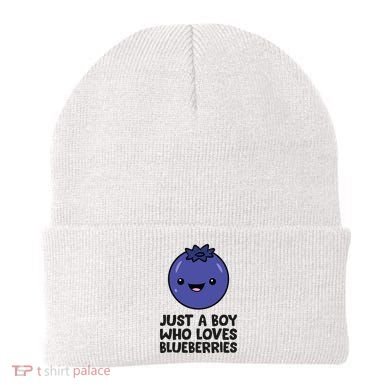 Just A Boy Who Loves Blueberries Beanie