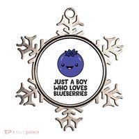 Just A Boy Who Loves Blueberries Ornament thumb 0
