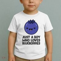 Just A Boy Who Loves Blueberries Toddler T-Shirt thumb 2