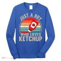 Just a Boy Who Loves Ketchup Catsup Condiment Lover Long Sleeve Shirt thumb 0