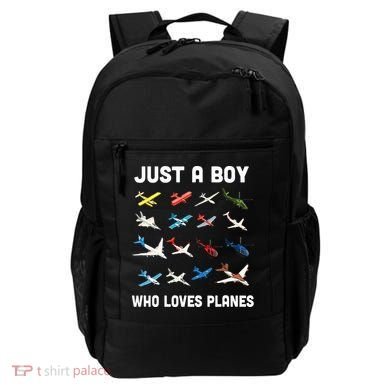 Just A Boy Who Loves Planes Backpack