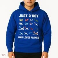 Just A Boy Who Loves Planes Hoodie thumb 2