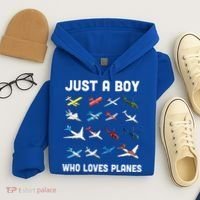Just A Boy Who Loves Planes Hoodie thumb 4