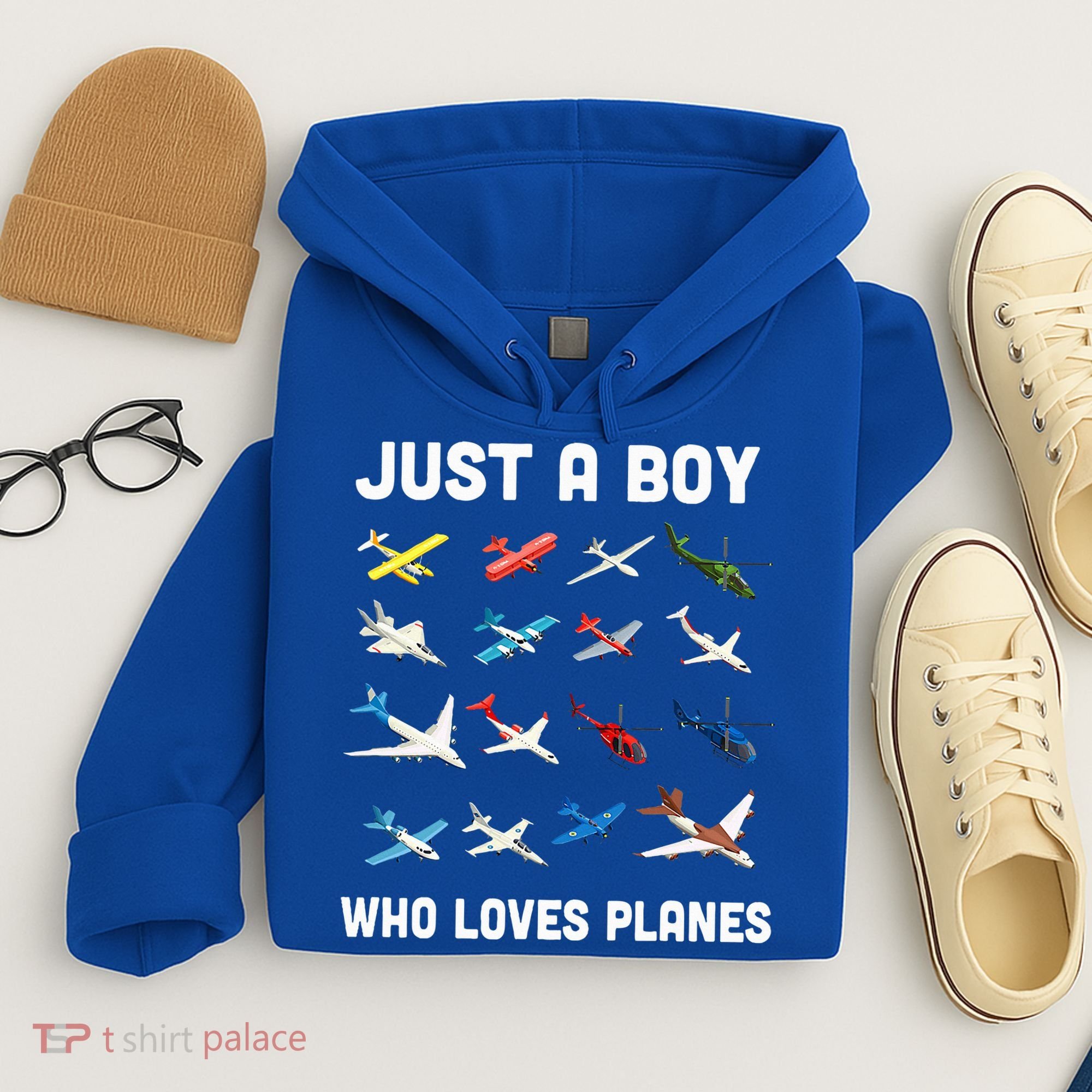 Just A Boy Who Loves Planes Hoodie