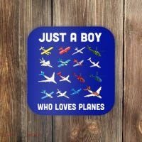 Just A Boy Who Loves Planes Coaster thumb 0