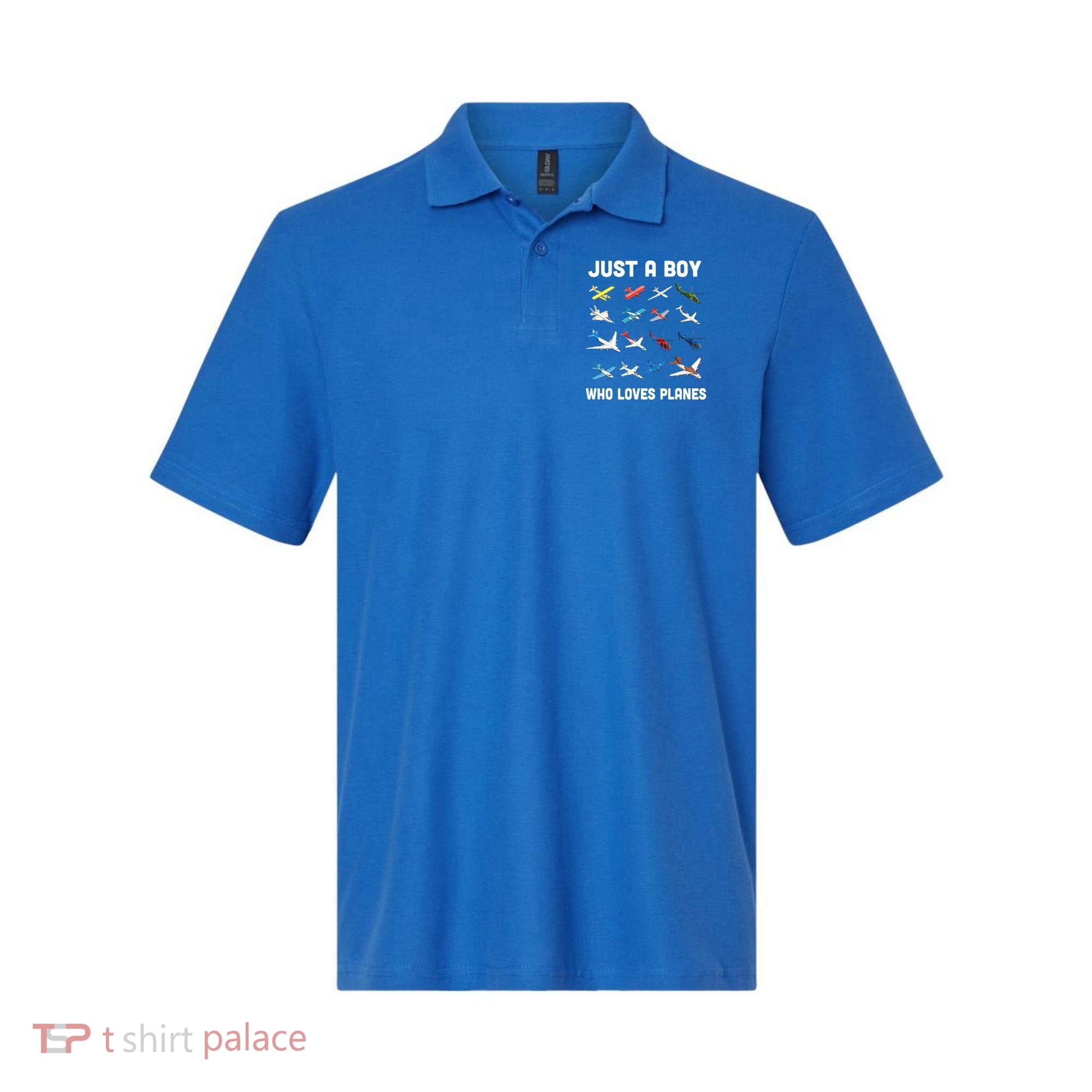 Just A Boy Who Loves Planes Polo