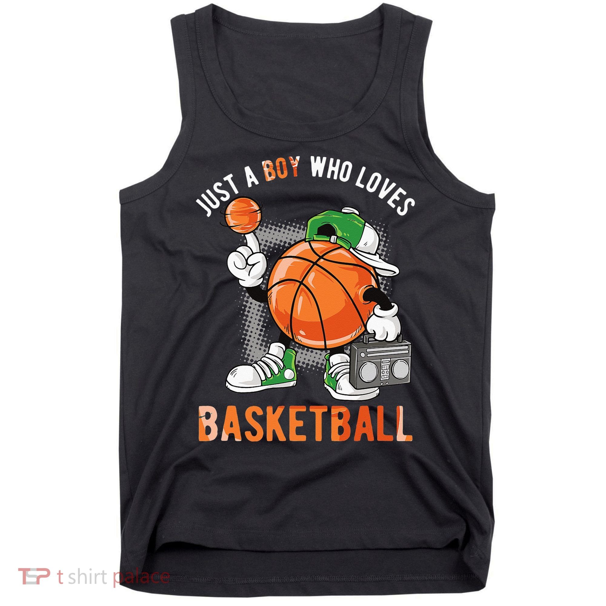 Just A Boy Who Loves Basketball Tank Top