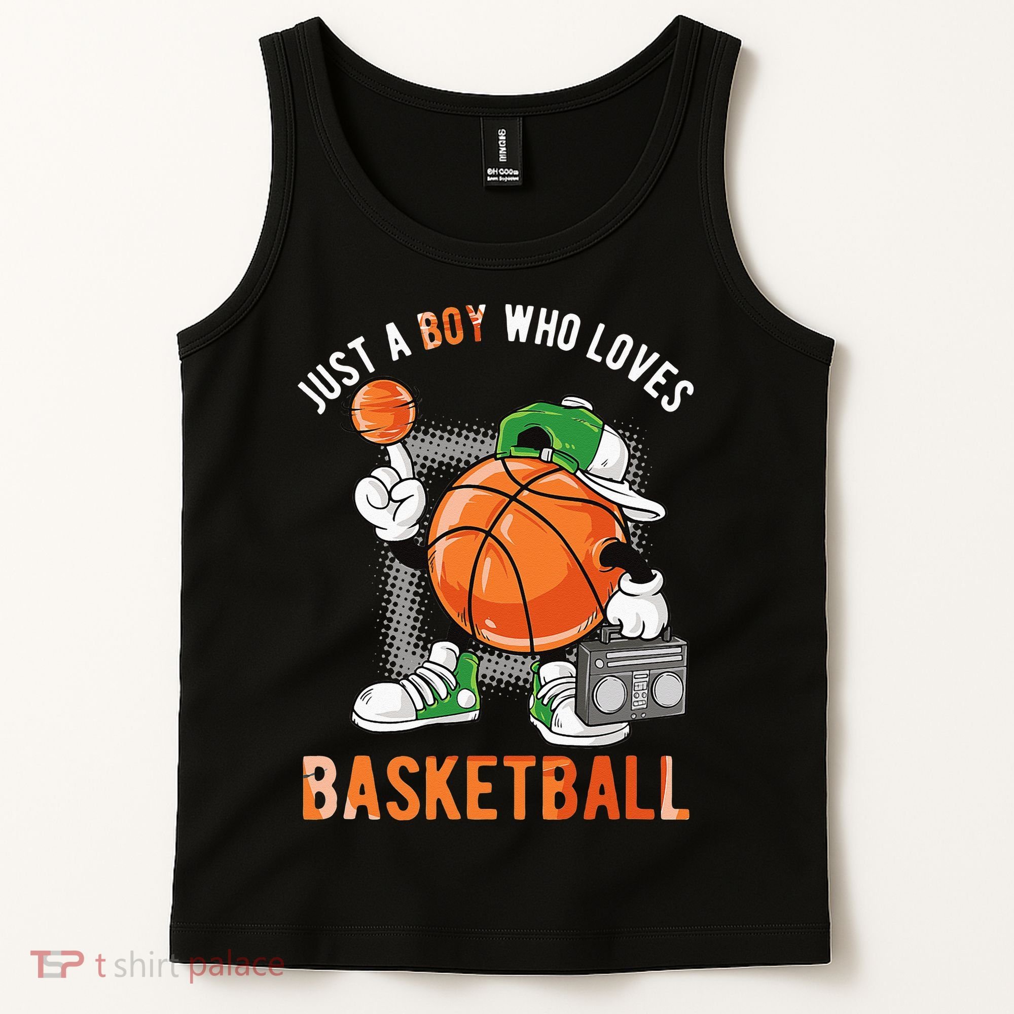 Just A Boy Who Loves Basketball Tank Top