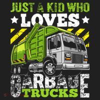 Just A Boy Who Loves Garbage Trucks Funny Tumbler thumb 3