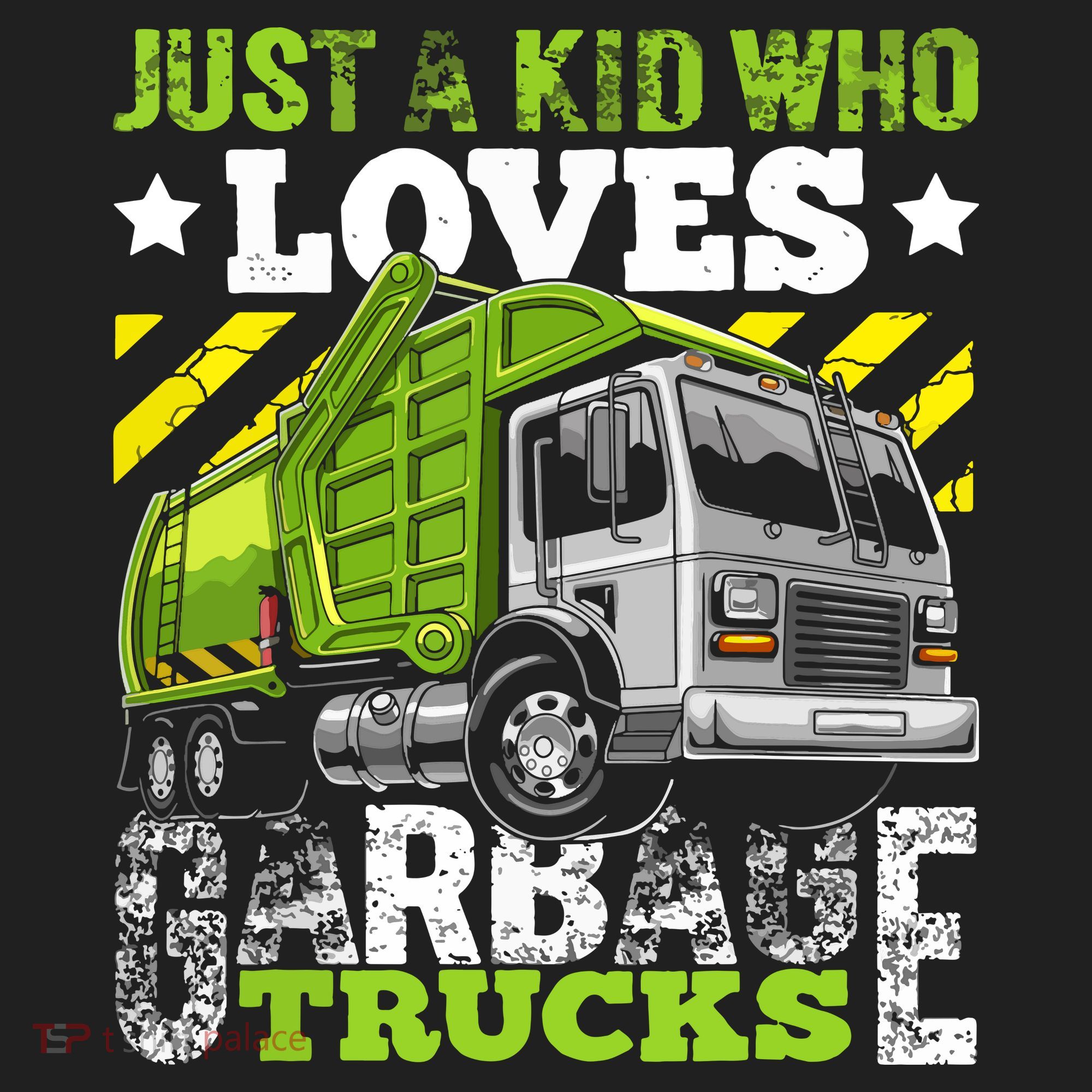 Just A Boy Who Loves Garbage Trucks Funny Tumbler