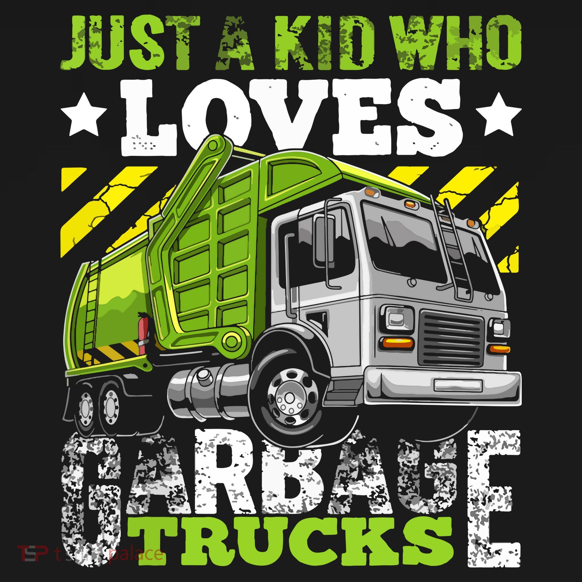 Just A Boy Who Loves Garbage Trucks Funny Ornament