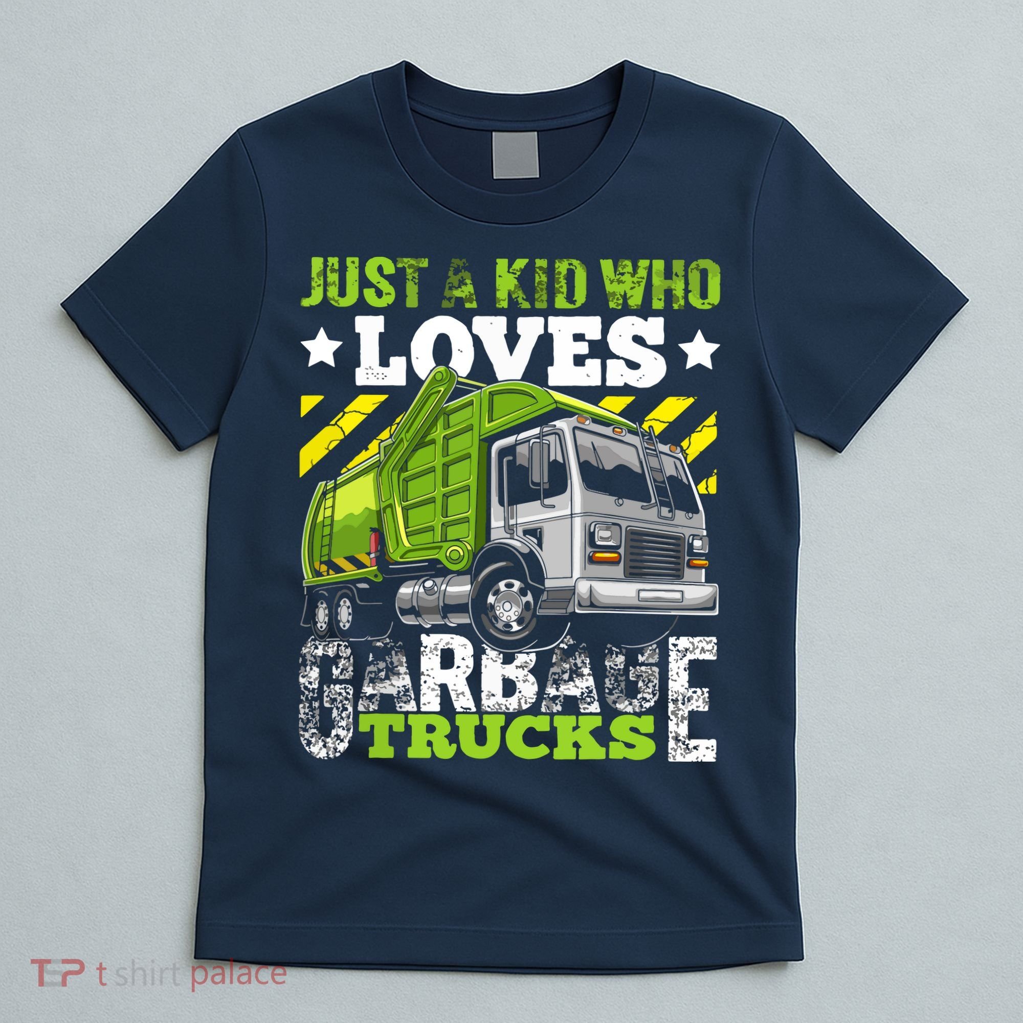 Just A Boy Who Loves Garbage Trucks Funny T-Shirt