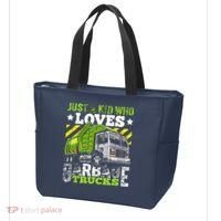 Just A Boy Who Loves Garbage Trucks Funny Tote Bag thumb 3
