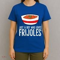 Just A Boy Who Loves Frijoles Funny Mexican Frijoles T-Shirt thumb 4
