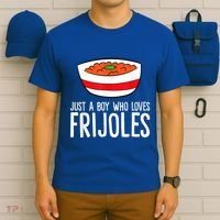 Just A Boy Who Loves Frijoles Funny Mexican Frijoles T-Shirt thumb 6