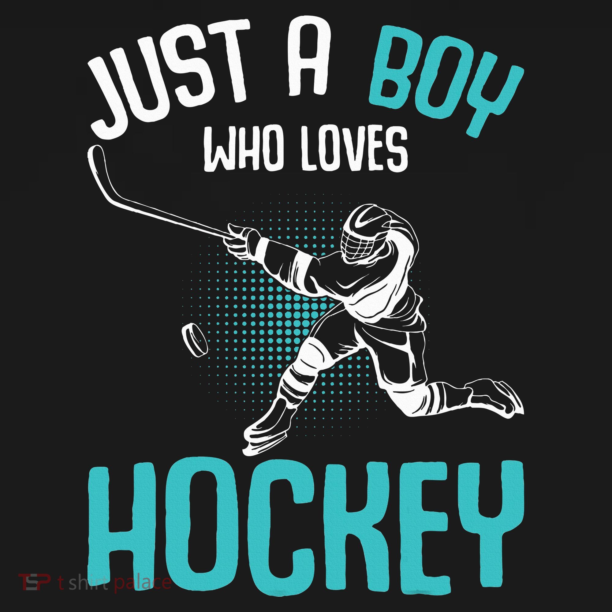 Just A Boy Who Loves Hockey Player Ice Hockey Polo