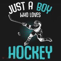 Just A Boy Who Loves Hockey Player Ice Hockey Baby Bodysuit thumb 2
