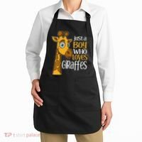 Just A Boy Who Loves Giraffes Funny Giraffe Apron thumb 2