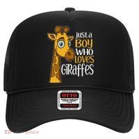 Just A Boy Who Loves Giraffes Funny Giraffe Hat thumb 0