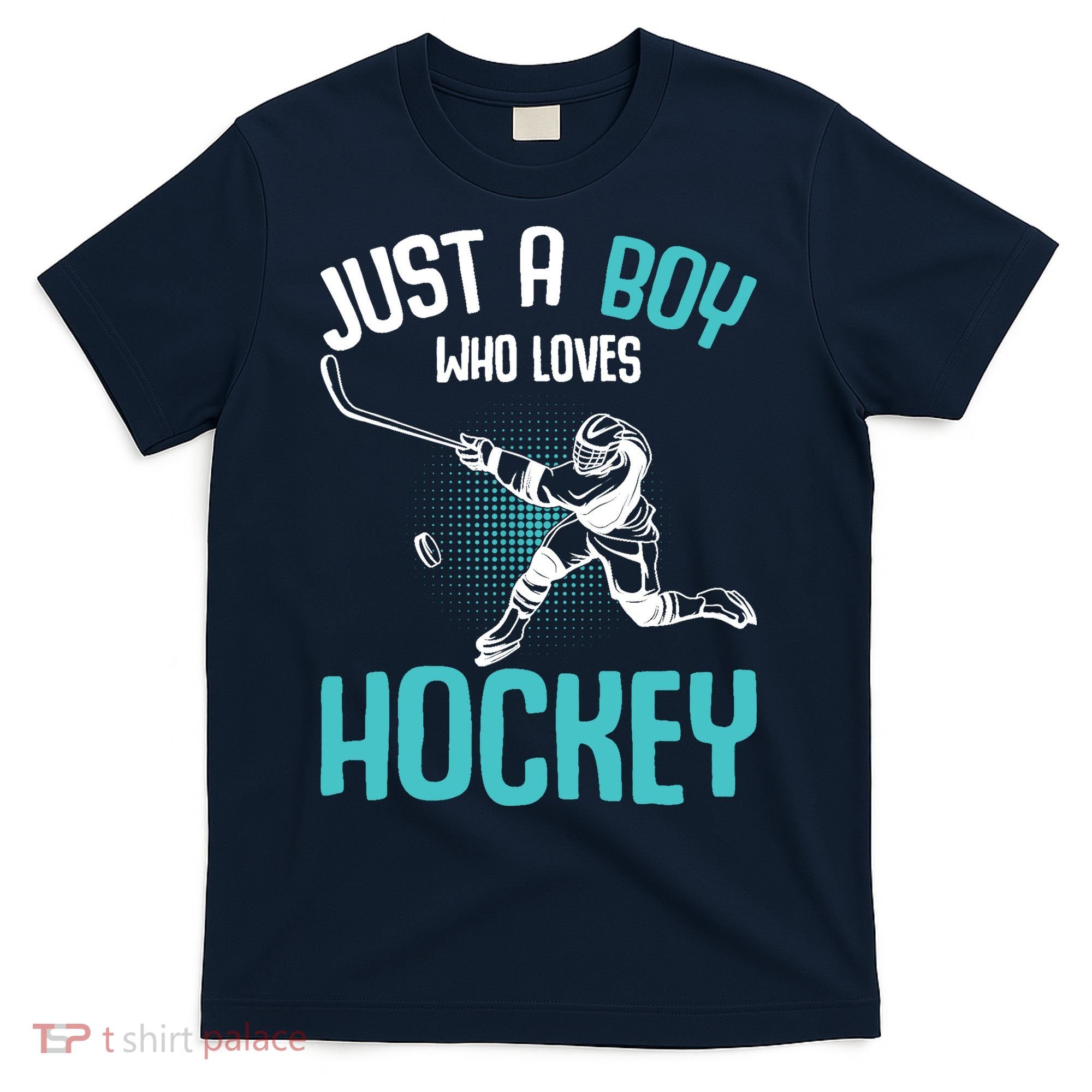 Just a Boy who loves Hockey Player Ice Hockey Boy T-Shirt