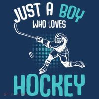 Just a Boy who loves Hockey Player Ice Hockey Boy Women's Tank Top thumb 5