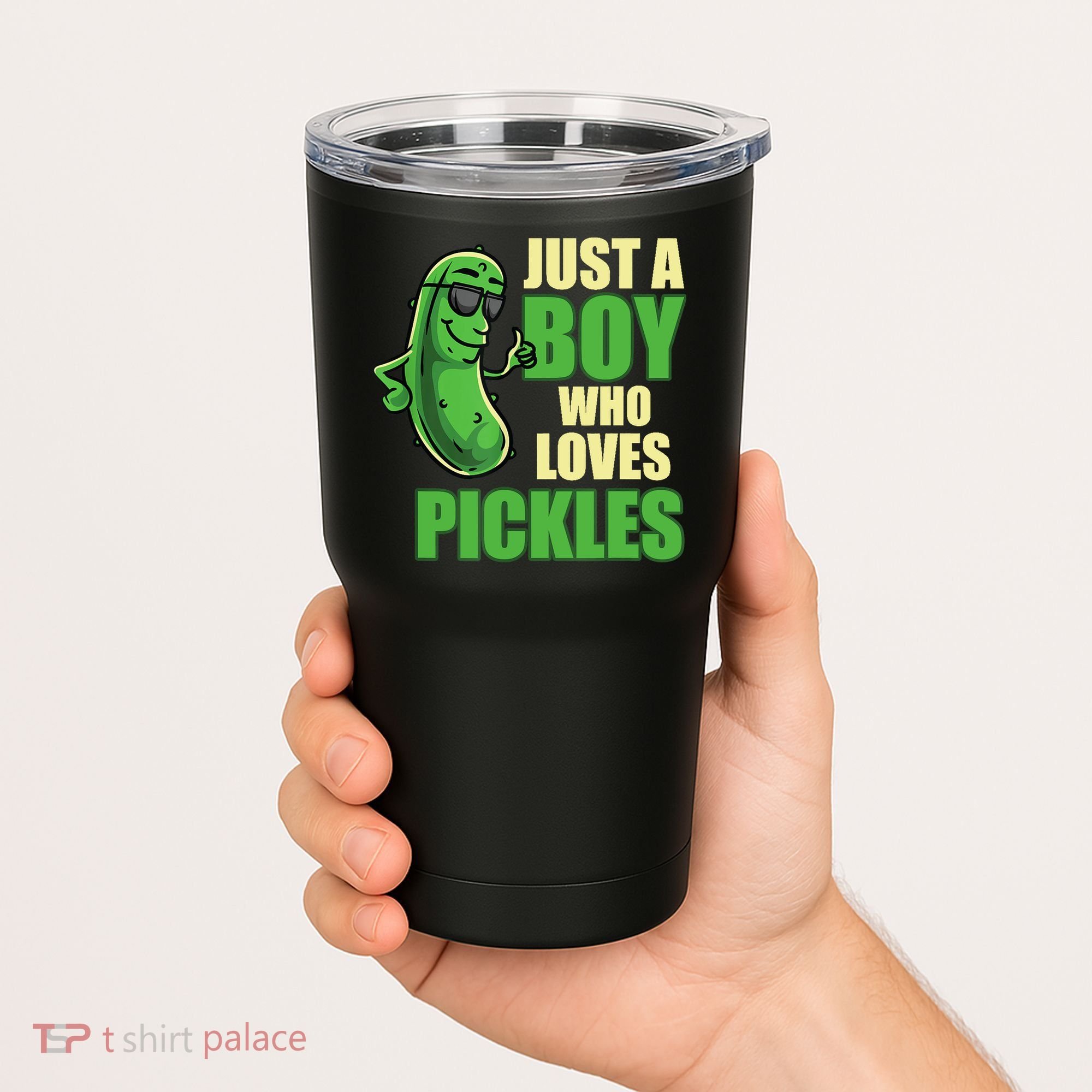 Just A Boy Who Loves Pickles Funny Pickle Boy Tumbler