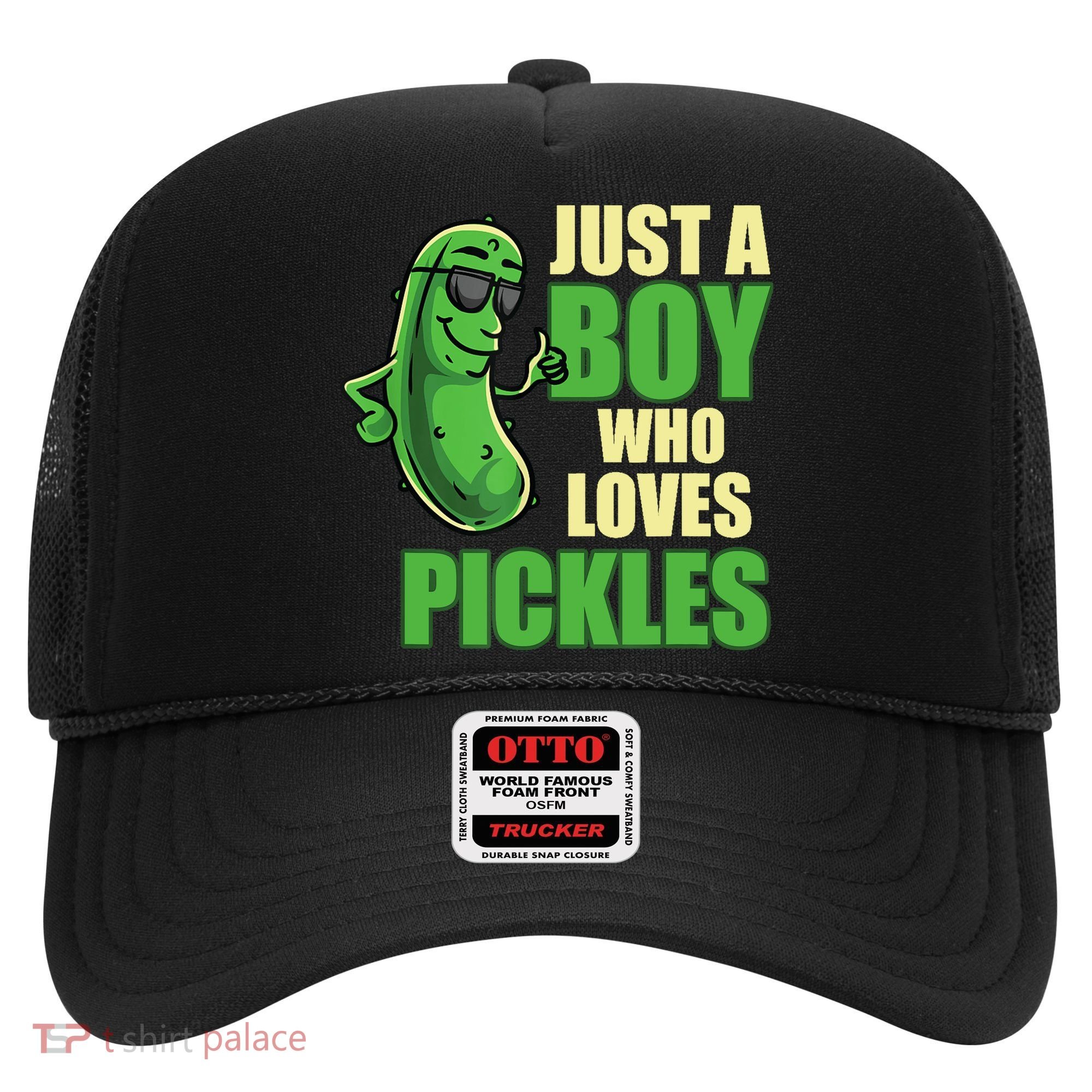 Just A Boy Who Loves Pickles Funny Pickle Boy Hat