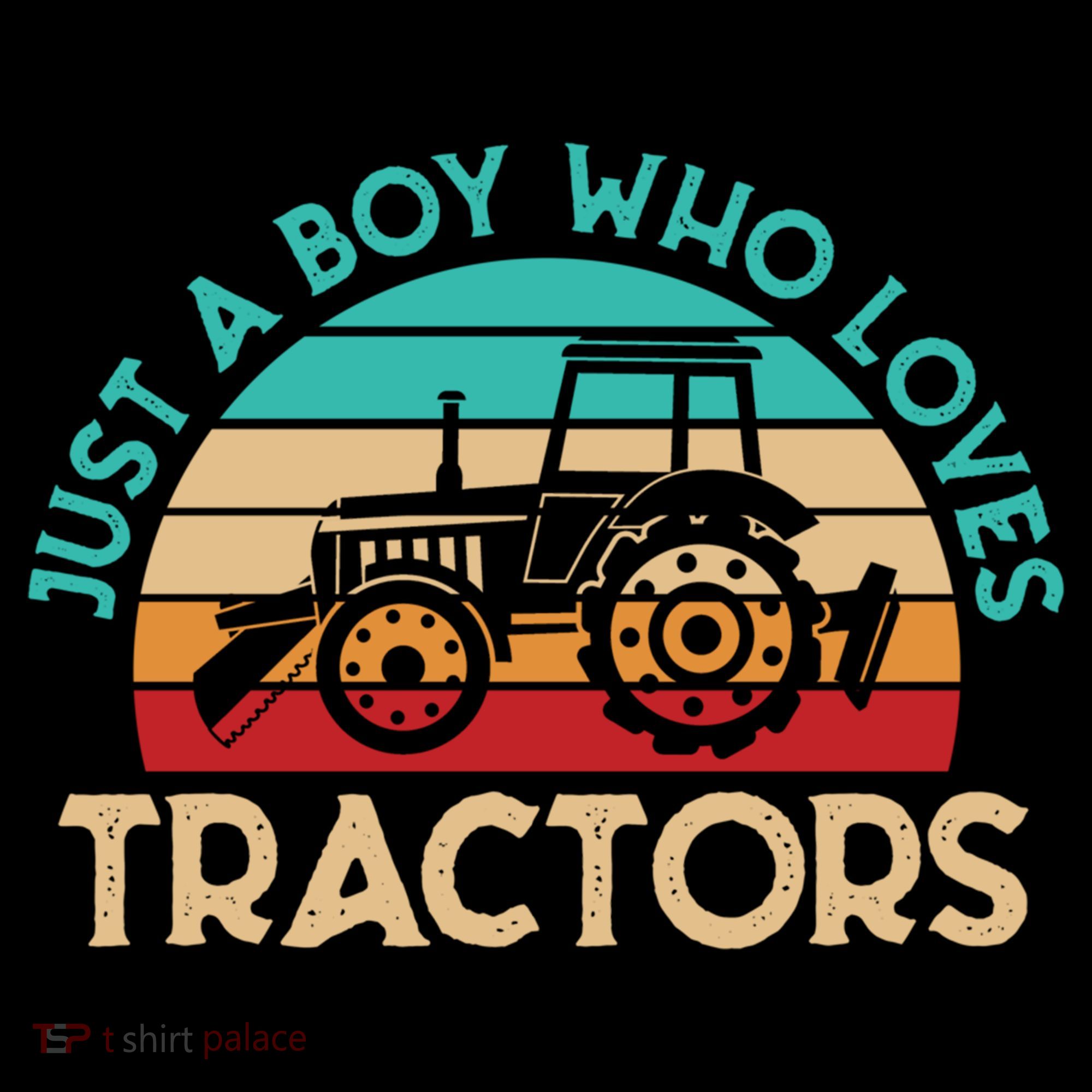 Just A Boy Who Loves Tractors Farmer Gift Coffee Mug
