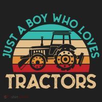 Just A Boy Who Loves Tractors Farmer Gift Beanie thumb 2