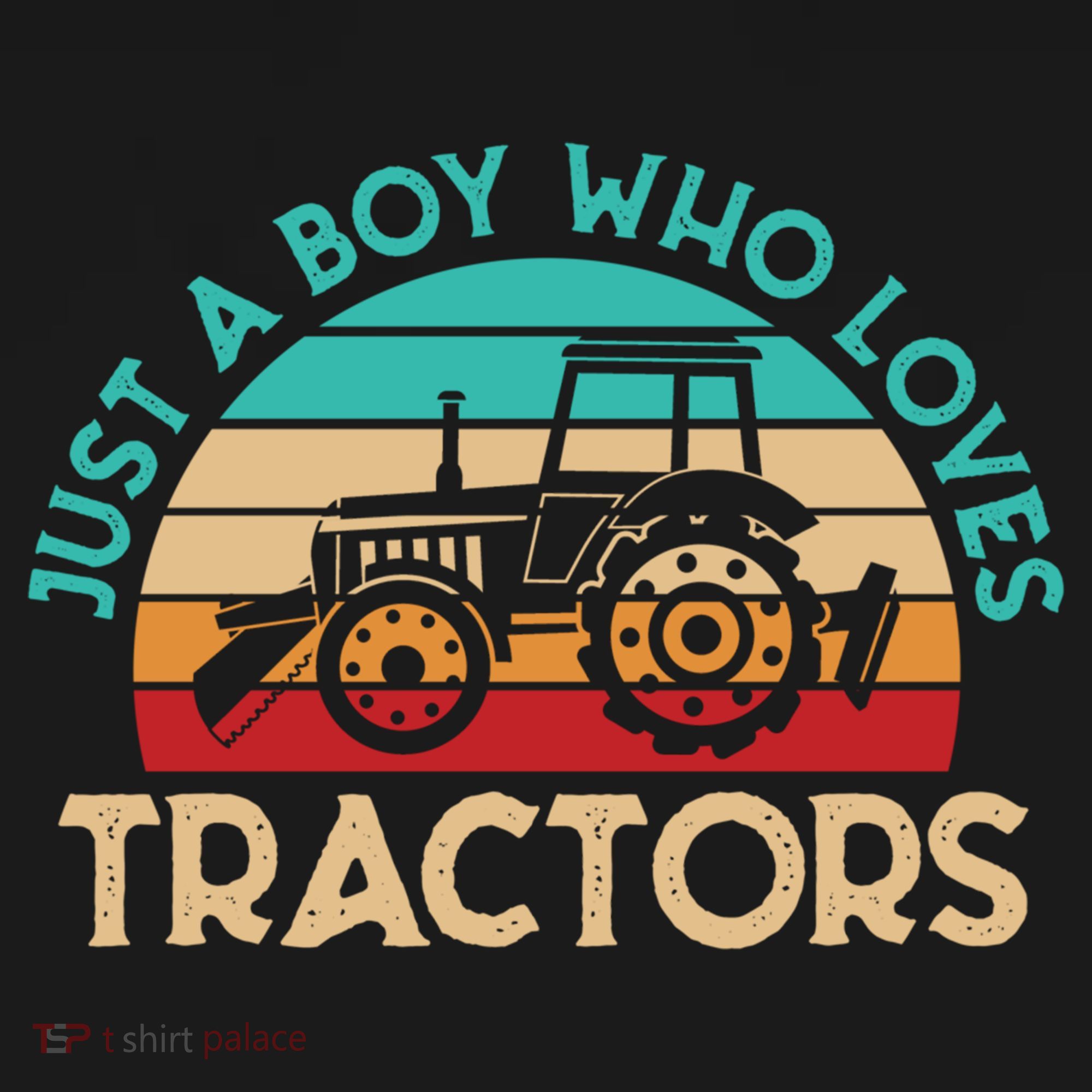 Just A Boy Who Loves Tractors Farmer Gift Ornament