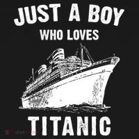 Just A Boy Who Loves Titanic Apron thumb 3
