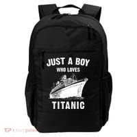 Just A Boy Who Loves Titanic Backpack thumb 0