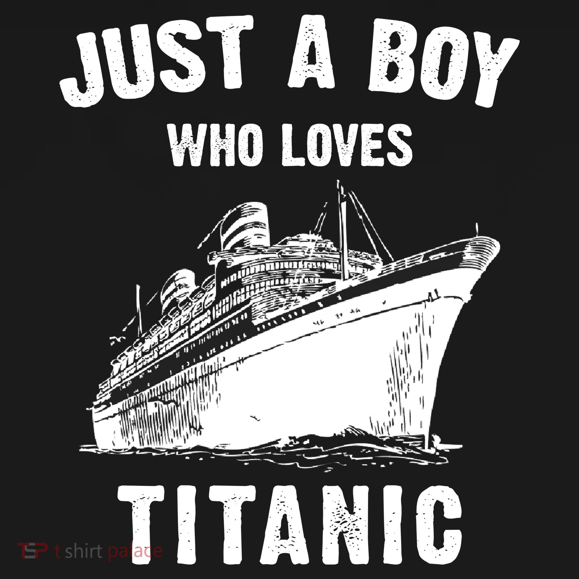 Just A Boy Who Loves Titanic Backpack