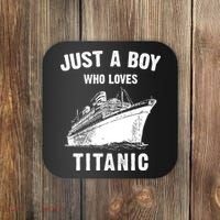 Just A Boy Who Loves Titanic Coaster thumb 0