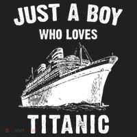 Just A Boy Who Loves Titanic Tumbler thumb 3