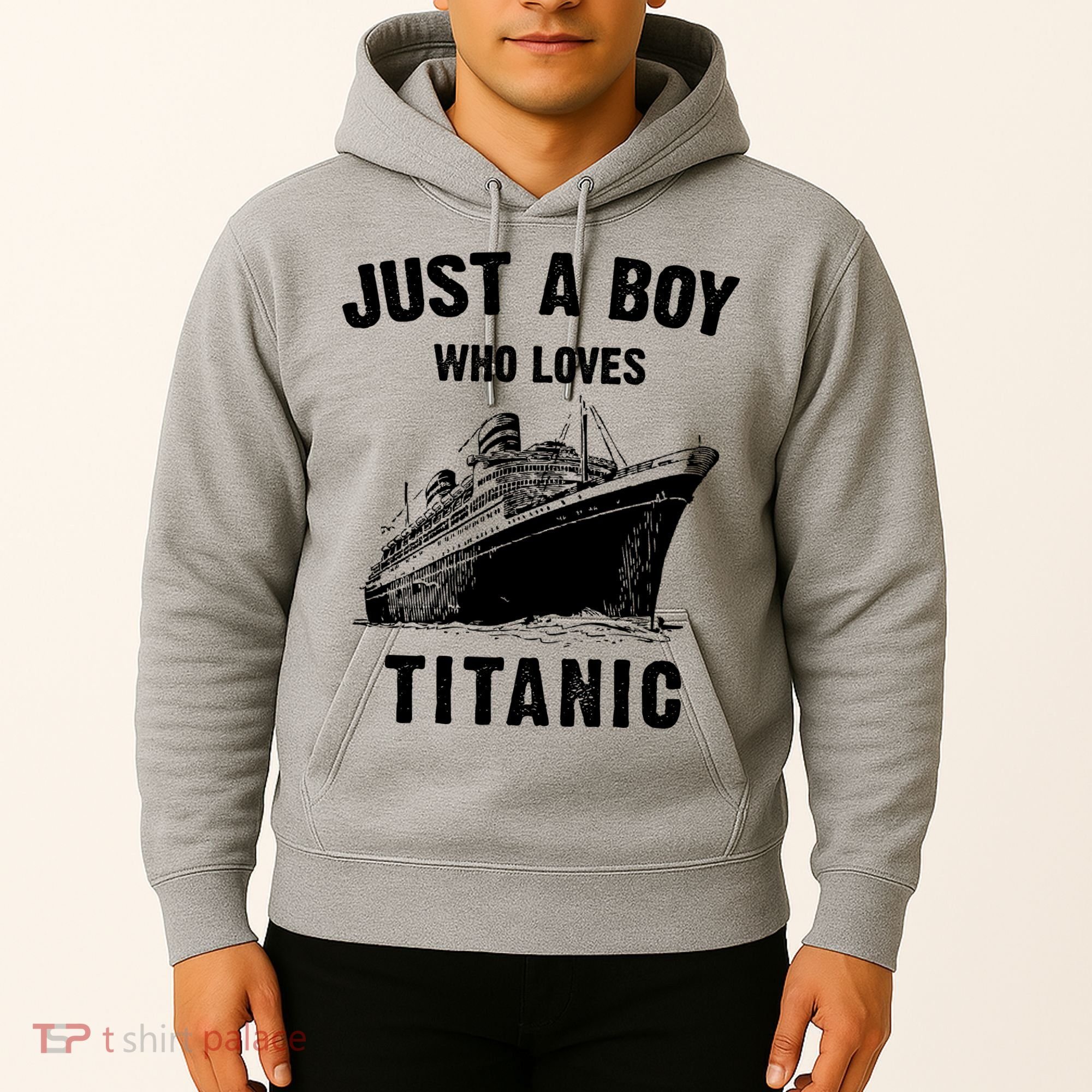 Just A Boy Who Loves Titanic Hoodie