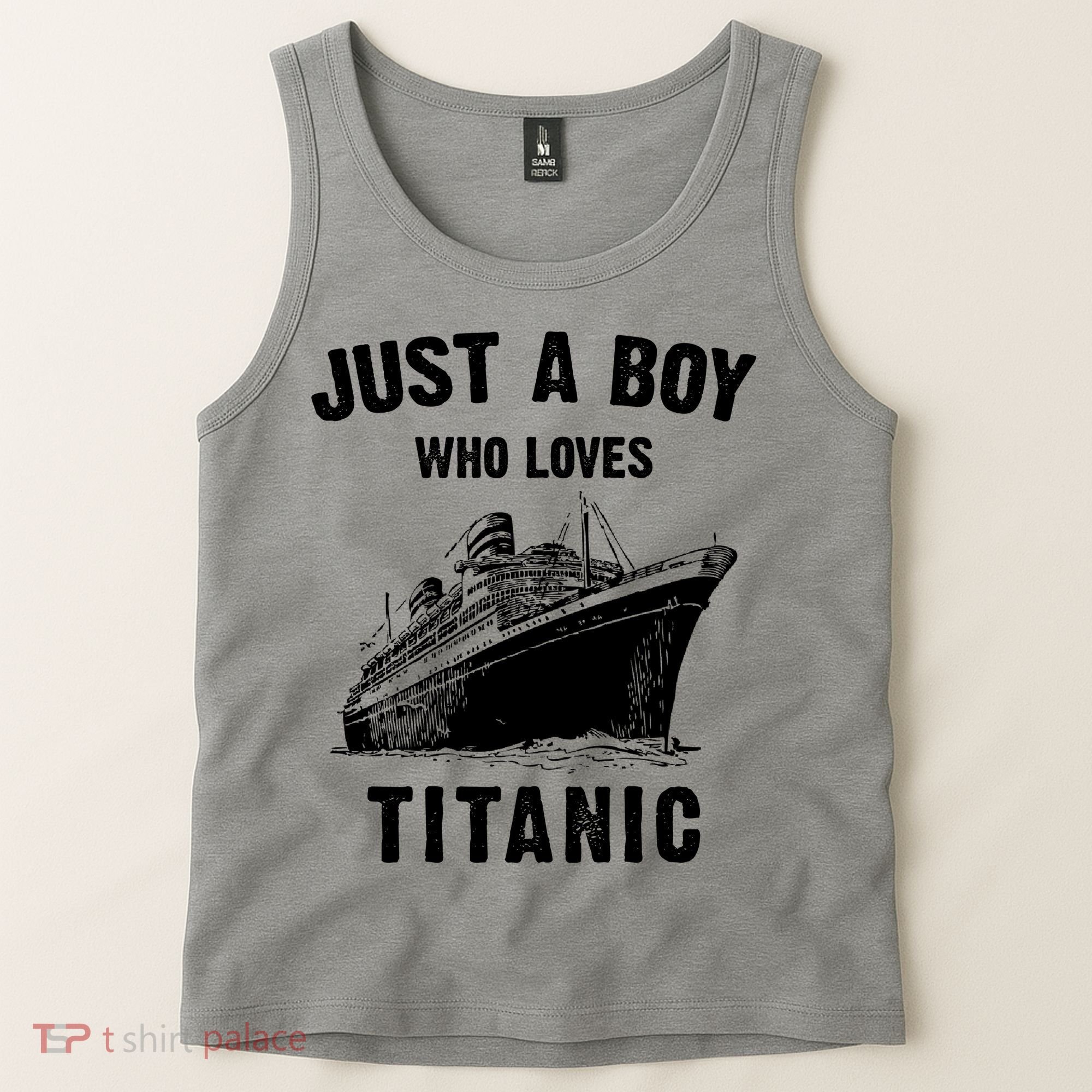 Just A Boy Who Loves Titanic Tank Top