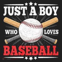 Just A Boy Who Loves Baseball Funny Baseball Player Golf Towel thumb 3