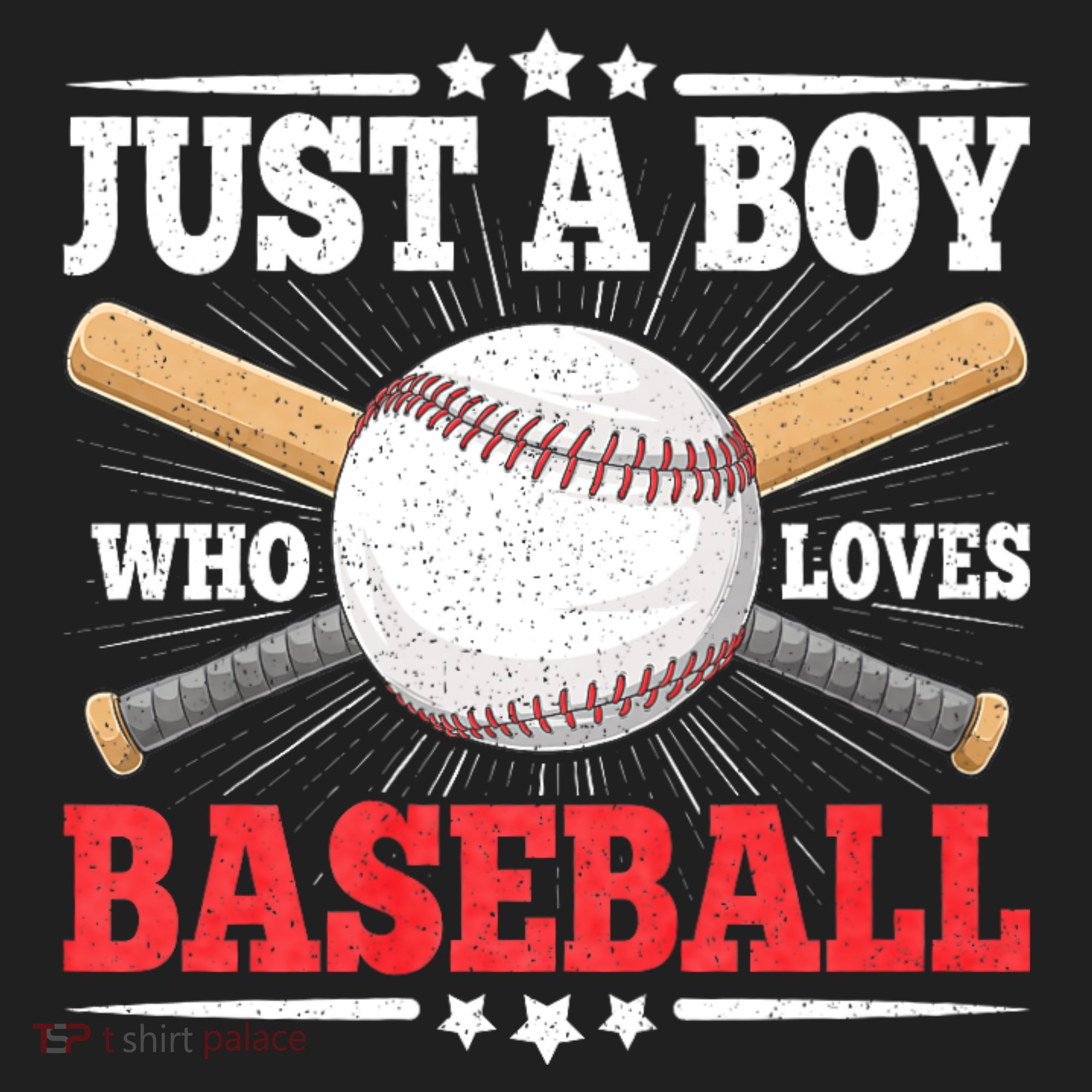 Just A Boy Who Loves Baseball Funny Baseball Player Golf Towel
